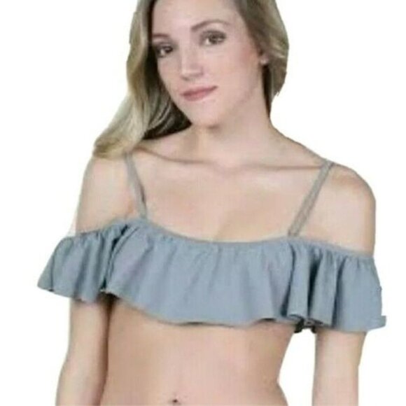 Altard State Swim Top Mermaid Off Shoulder Ruffle - Picture 5 of 9